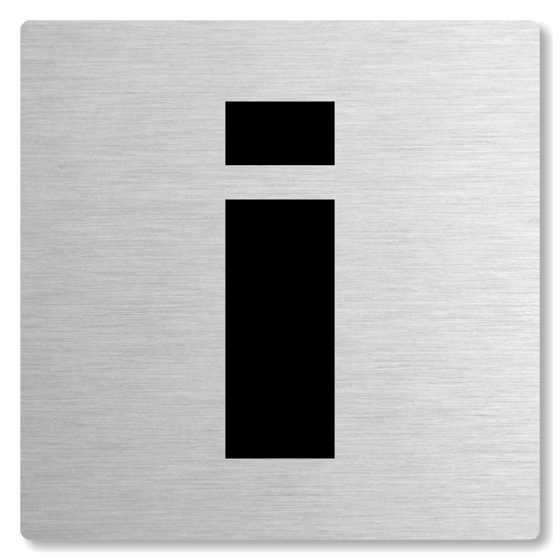 Informace, 118x118mm, stříbrná, Nevada